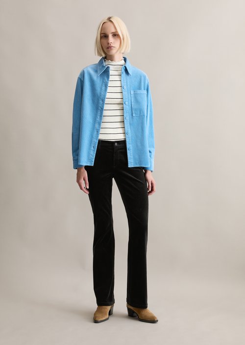 Relaxed blouse — Azure Sky