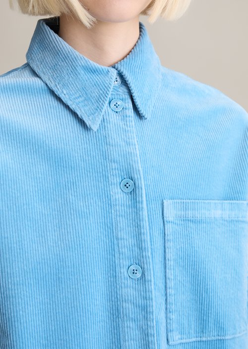 Relaxed blouse — Azure Sky