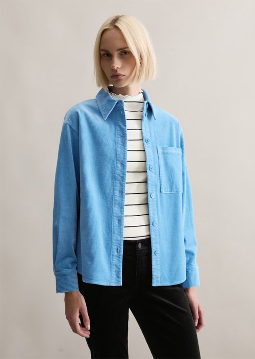 Relaxed blouse — Azure Sky