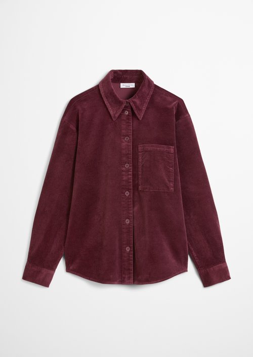 Relaxed blouse — Dark Maroon