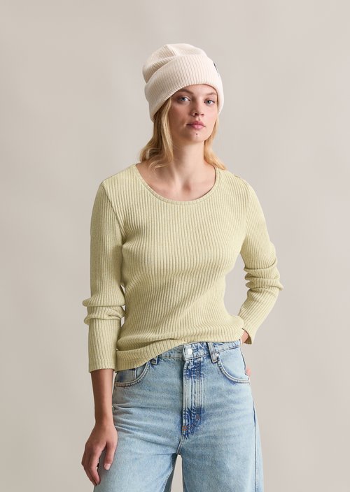 Longsleeve slim — Artichoke Leaf