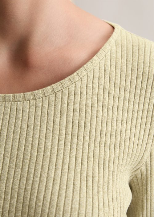 Longsleeve slim — Artichoke Leaf