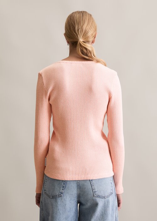 Longsleeve slim — Rose Powder