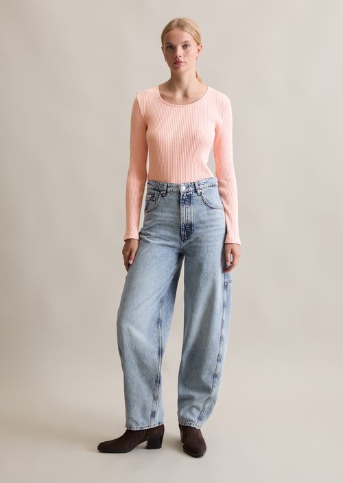 Longsleeve slim — Rose Powder
