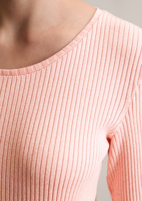 Longsleeve slim — Rose Powder