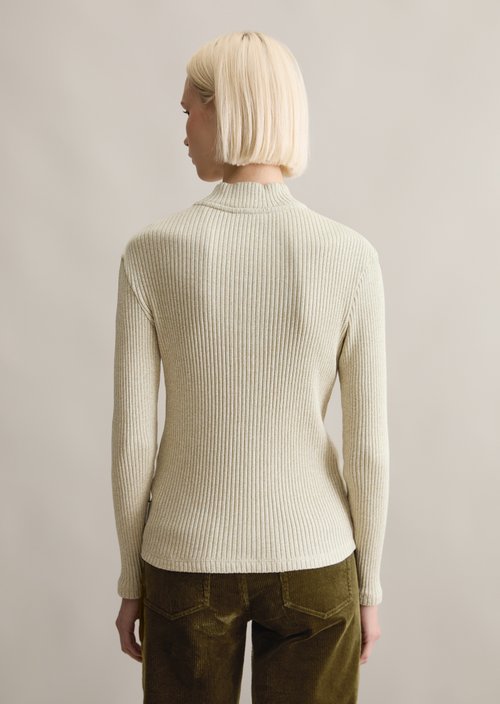 Half-zip longsleeve slim — Artichoke Leaf