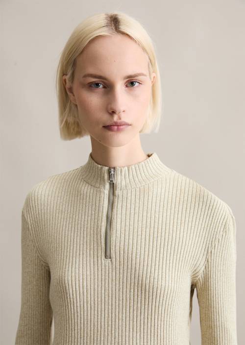 Halflange mouwen slim Artichoke Leaf in vooraanzicht