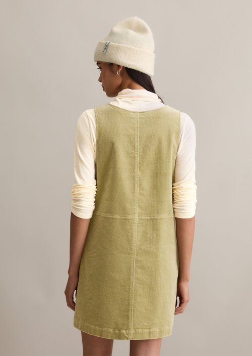 Short corduroy dress A-shape — Artichoke Leaf