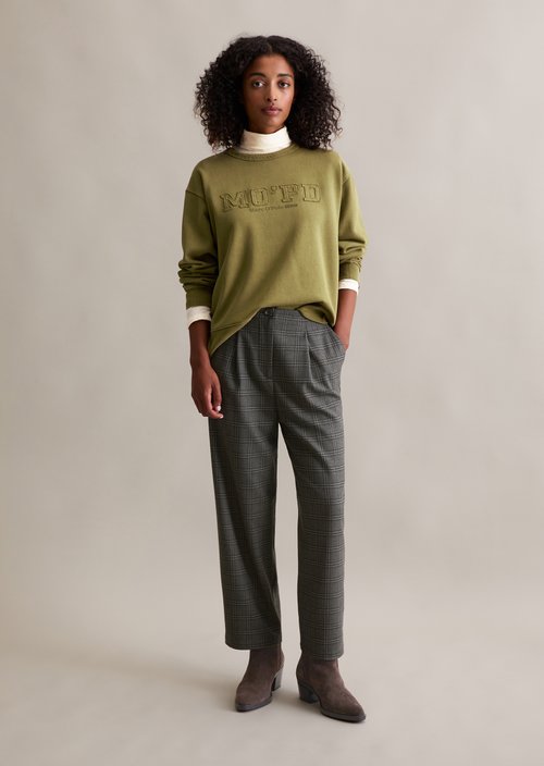 Relaxed sweatshirt — Burnished Logs