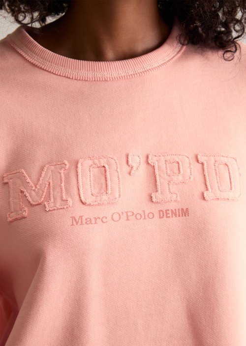Relaxed sweatshirt — Rose Powder