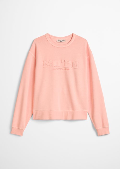 Relaxed sweatshirt — Rose Powder