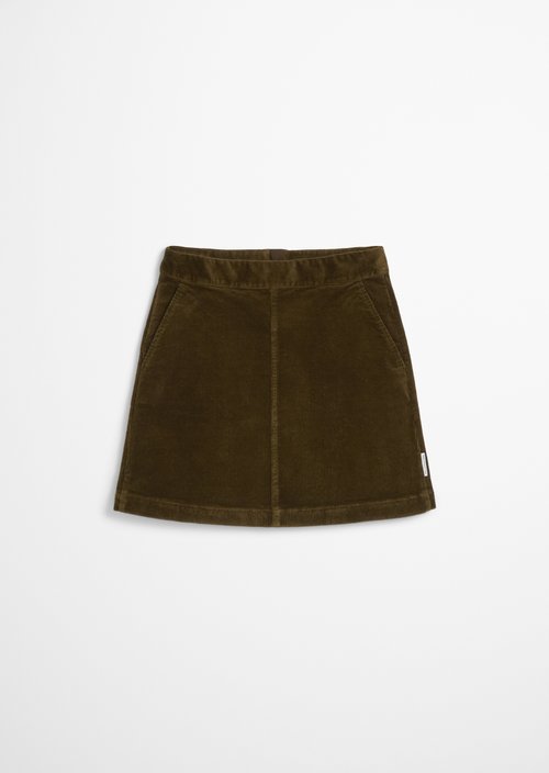 Corduroy mini skirt regular — Burnished Logs