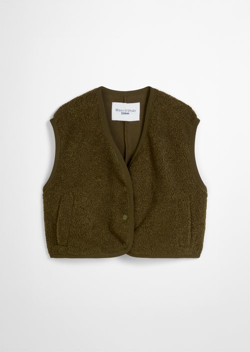 Curly sweat vest relaxed — Burnished Logs