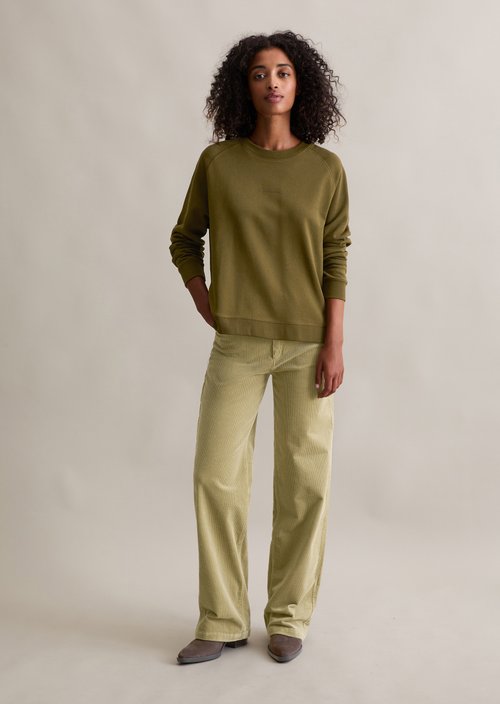 DfC Sweatshirt relaxed — Burnished Logs