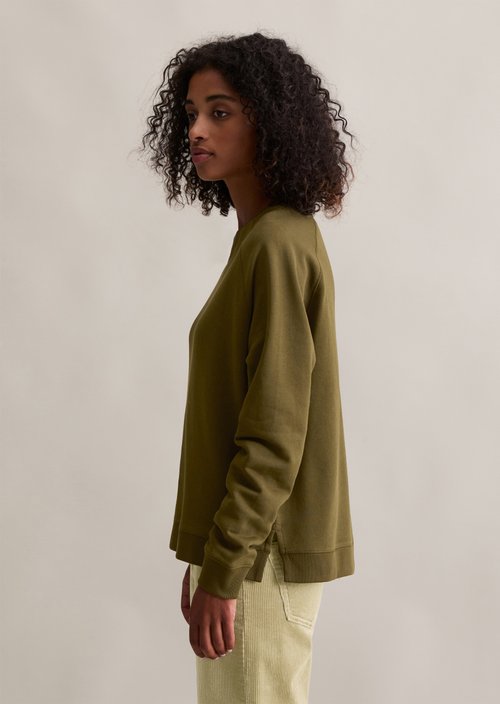 DfC Sweatshirt relaxed — Burnished Logs