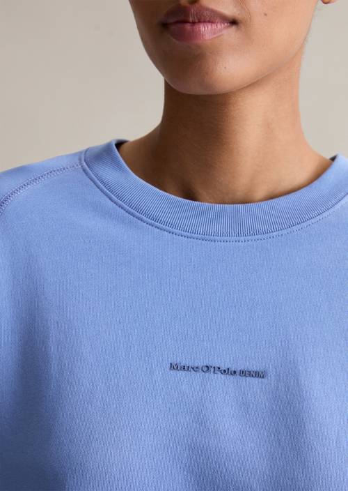 DfC Sweatshirt relaxed made from organic cotton blue Crew neck