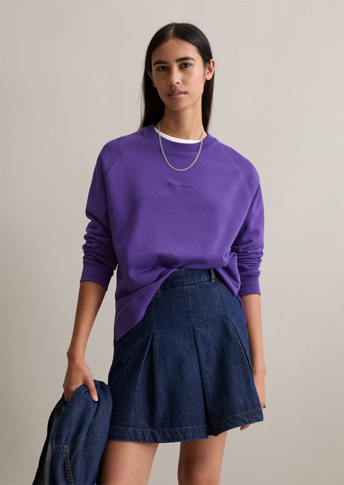 DfC Sweatshirt relaxed — Active Purple