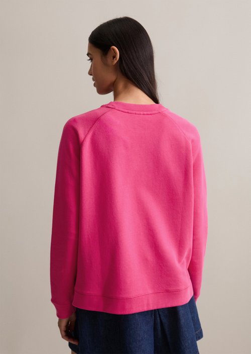 DfC Sweatshirt relaxed — Fresh Fuchsia
