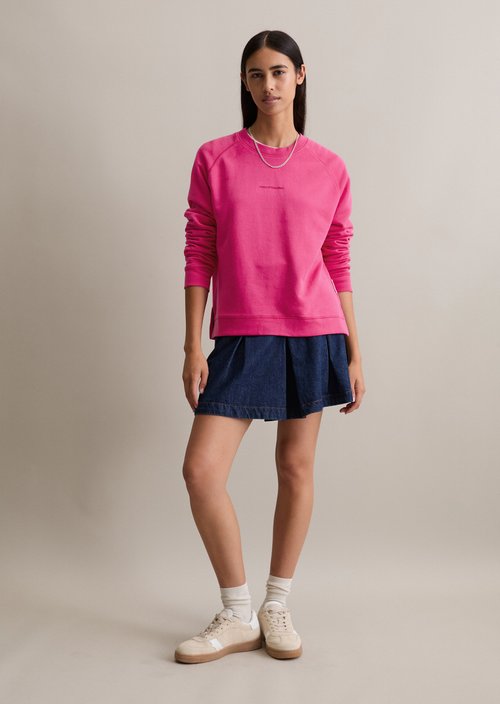 DfC Sweatshirt relaxed — Fresh Fuchsia