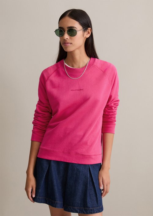 DfC Sweatshirt relaxed — Fresh Fuchsia