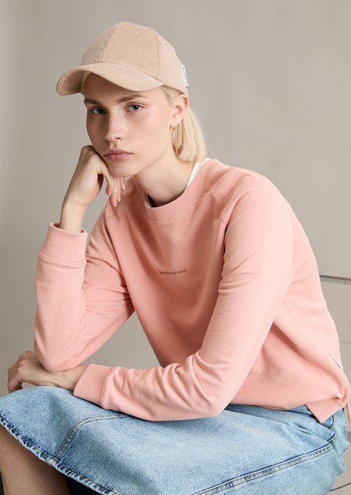 DfC Sweatshirt relaxed — Rose Powder