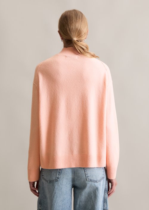 Knitted sweater regular — Rose Powder
