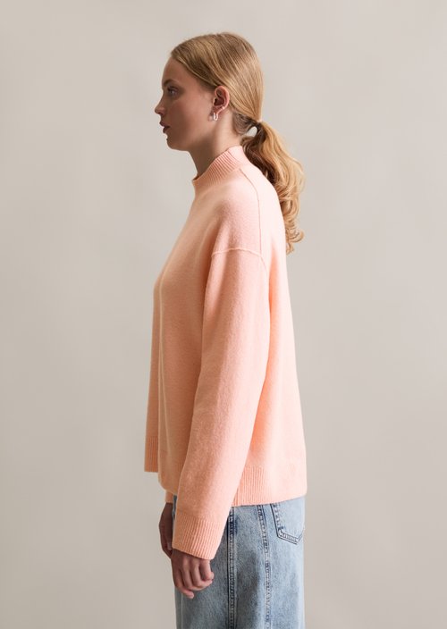 Knitted sweater regular — Rose Powder