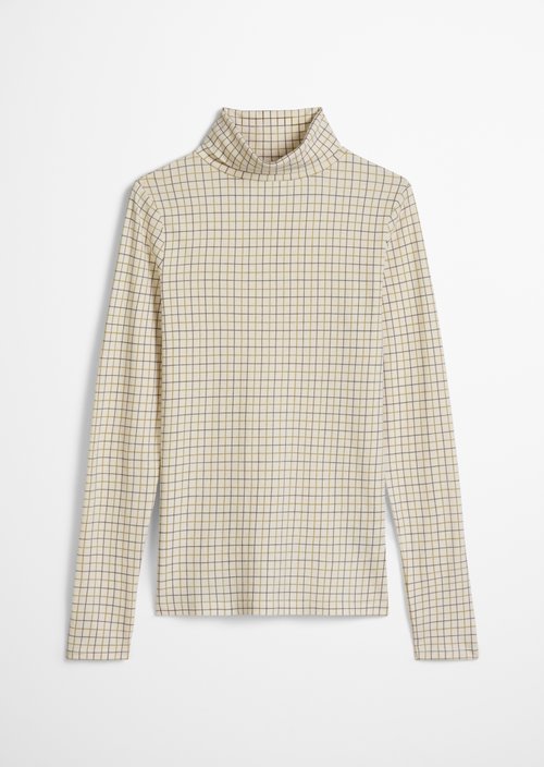 Turtleneck longsleeve slim — Offwhite