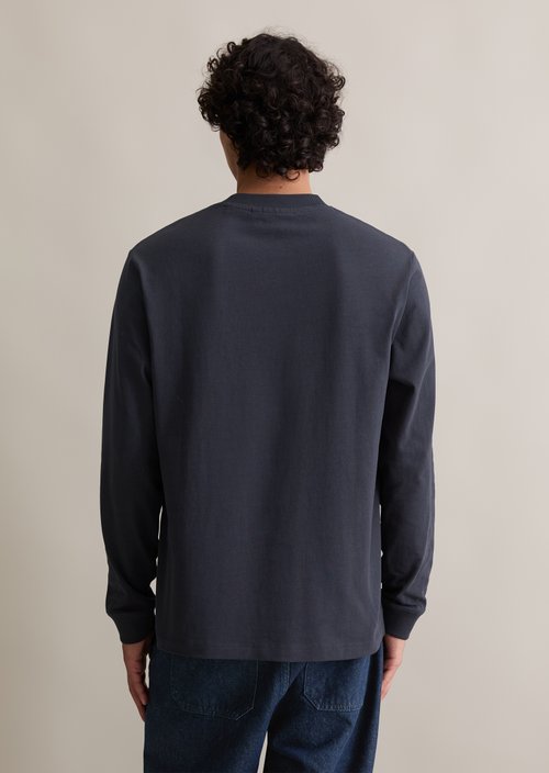 DfC Heavy Weight Longsleeve relaxed — Blue Depths