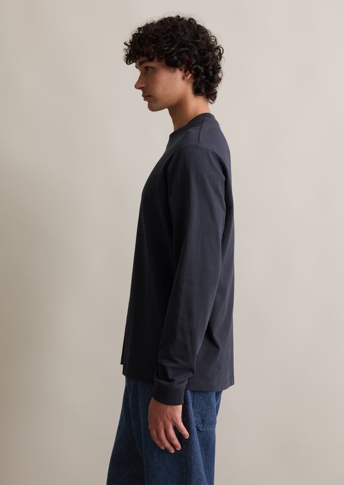 DfC Heavy Weight Longsleeve relaxed — Blue Depths