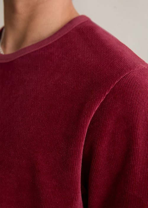 DfC T-Shirt relaxed — Deep Burgundy