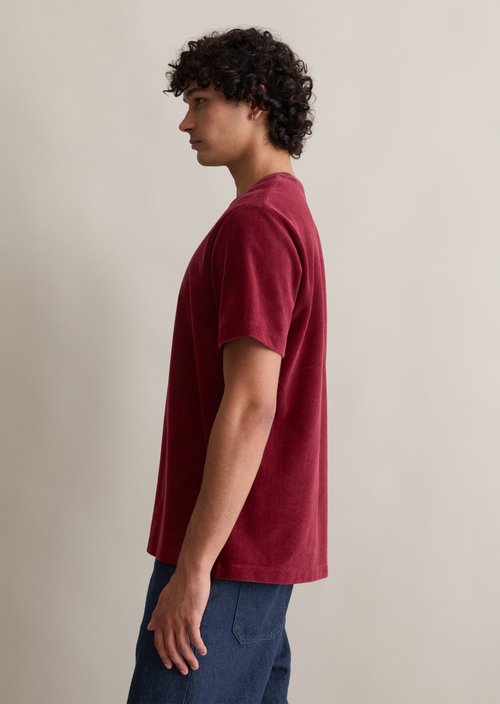 DfC T-Shirt relaxed — Deep Burgundy