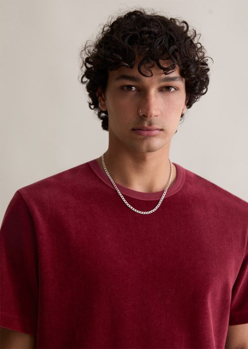 DfC T-Shirt relaxed — Deep Burgundy