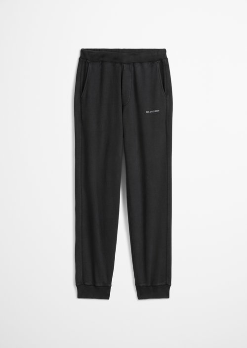 Relaxed sweatpants — Black