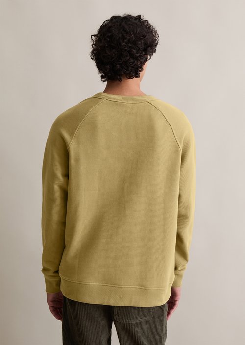 Relaxed sweatshirt — Pale Khaki (alternate view)