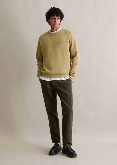 Relaxed sweatshirt — Pale Khaki