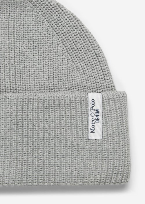 Knitted hat — Stone Melange