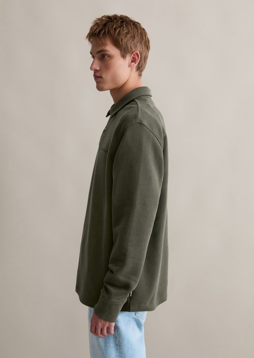 Polo sweatshirt relaxed — Pineneedle