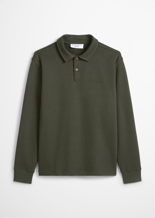 Polo sweatshirt relaxed — Pineneedle