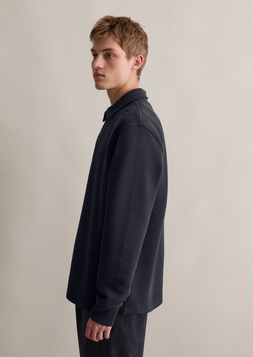 Polo sweatshirt relaxed — Blue Depths