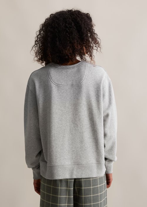 Relaxed sweatshirt — Stone Melange