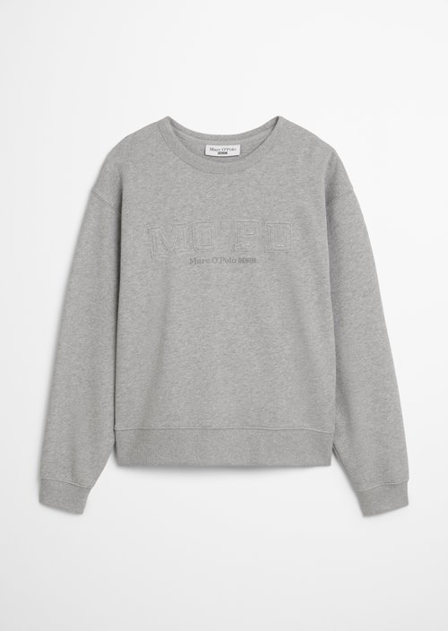 Relaxed sweatshirt — Stone Melange