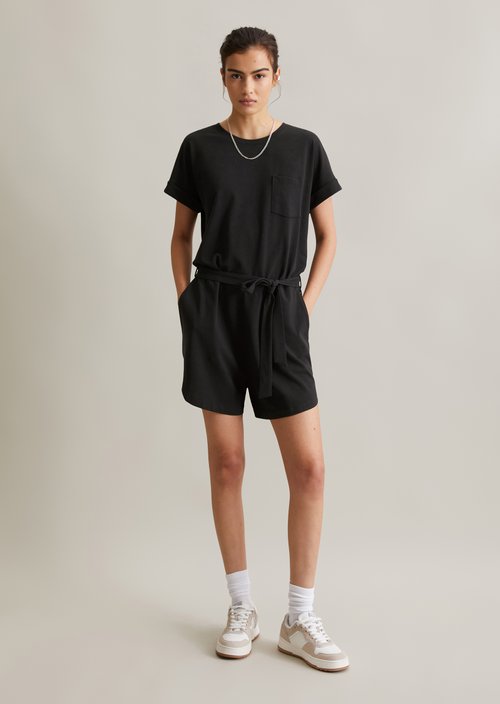 Short overall relaxed — Black