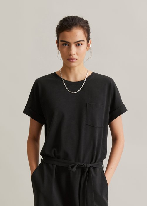 Short overall relaxed — Black