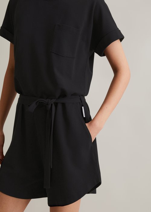 Short overall relaxed — Black