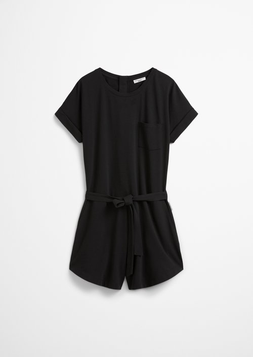 Short overall relaxed — Black