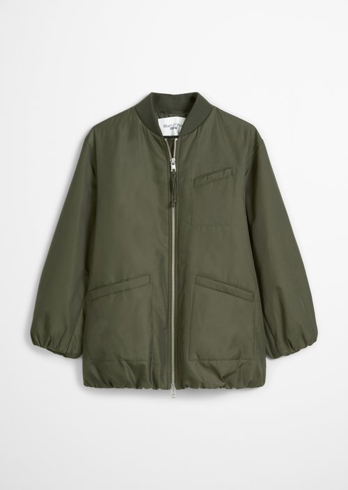 Oversized aviator-style blouson jacket — Pineneedle