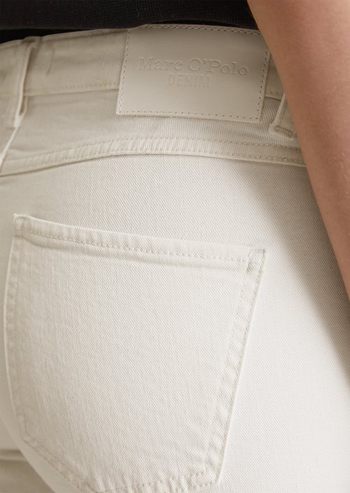 Jeans model Kaj skinny cropped — White
