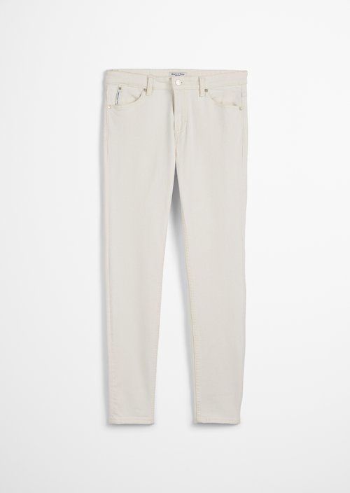 Jeans model Kaj skinny cropped — White