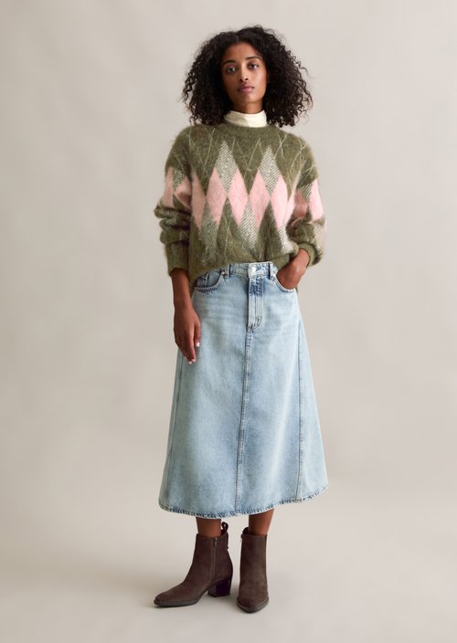 Denim skirt — Light Blue